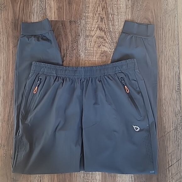Baleaf Jogger Pants, Size L, Dark Grey, Soft, Track, Hiking - Picture 10 of 15